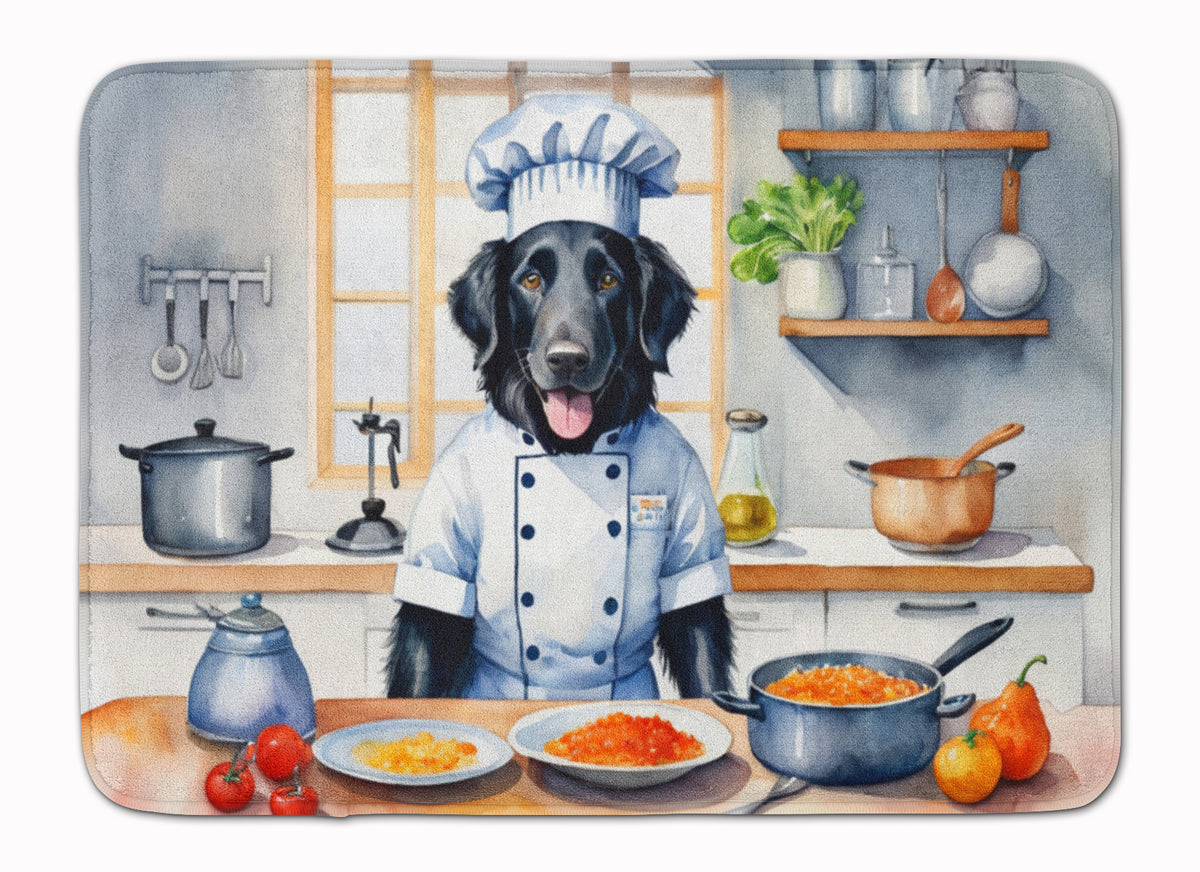 Buy this Flat-Coated Retriever The Chef Memory Foam Kitchen Mat