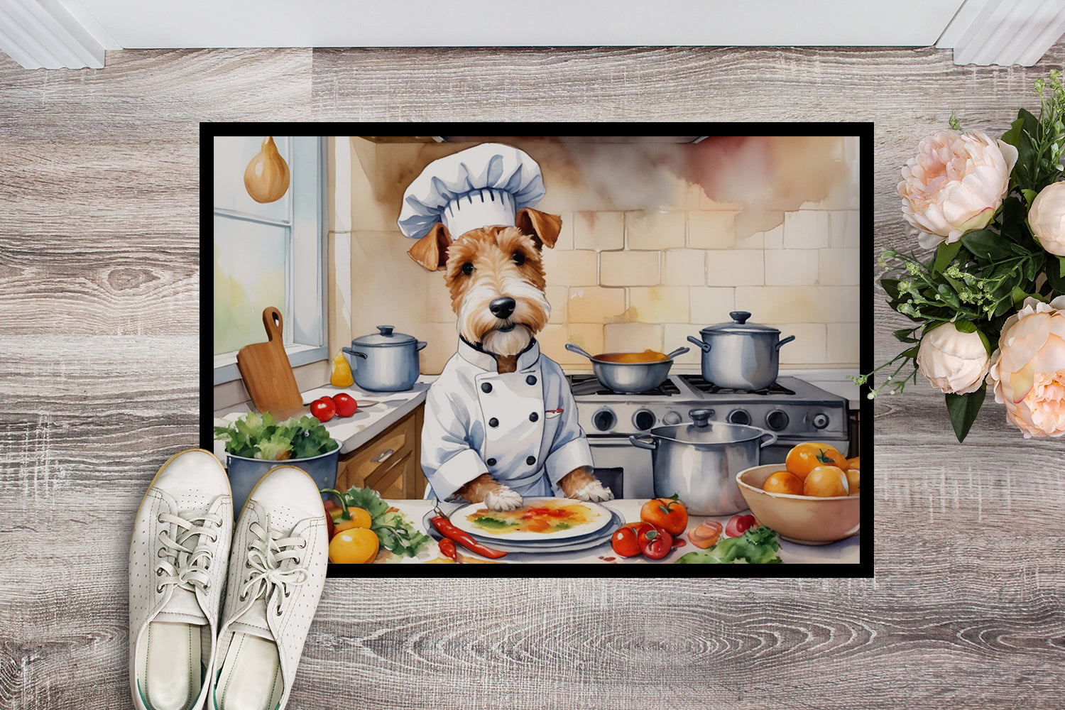 Buy this Fox Terrier The Chef Doormat