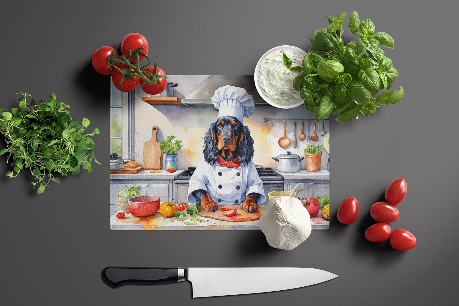 Buy this Gordon Setter The Chef Glass Cutting Board
