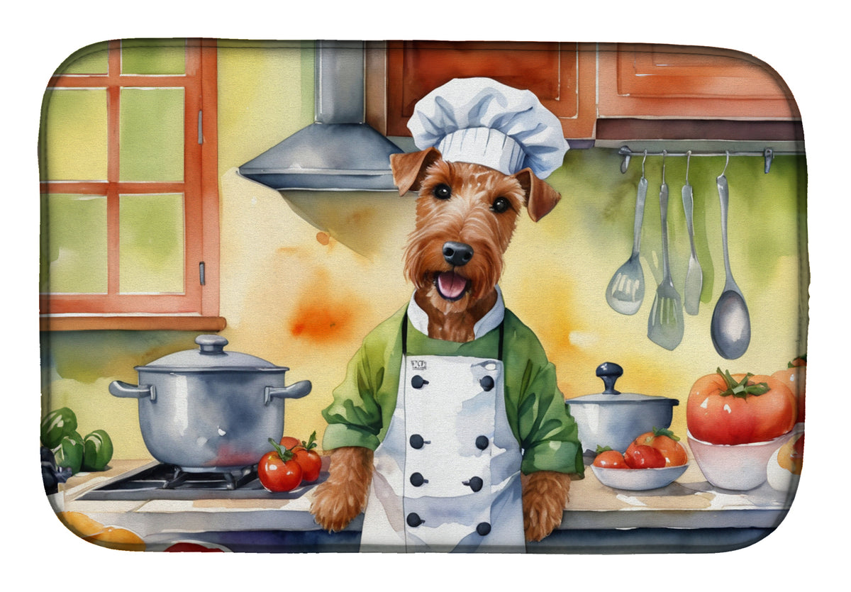 Buy this Irish Terrier The Chef Dish Drying Mat
