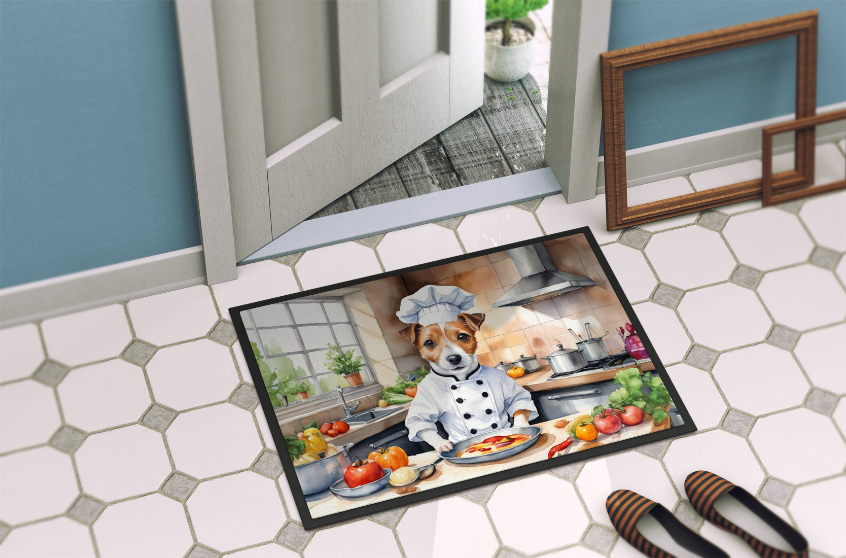 Jack Russell Terrier The Chef Doormat