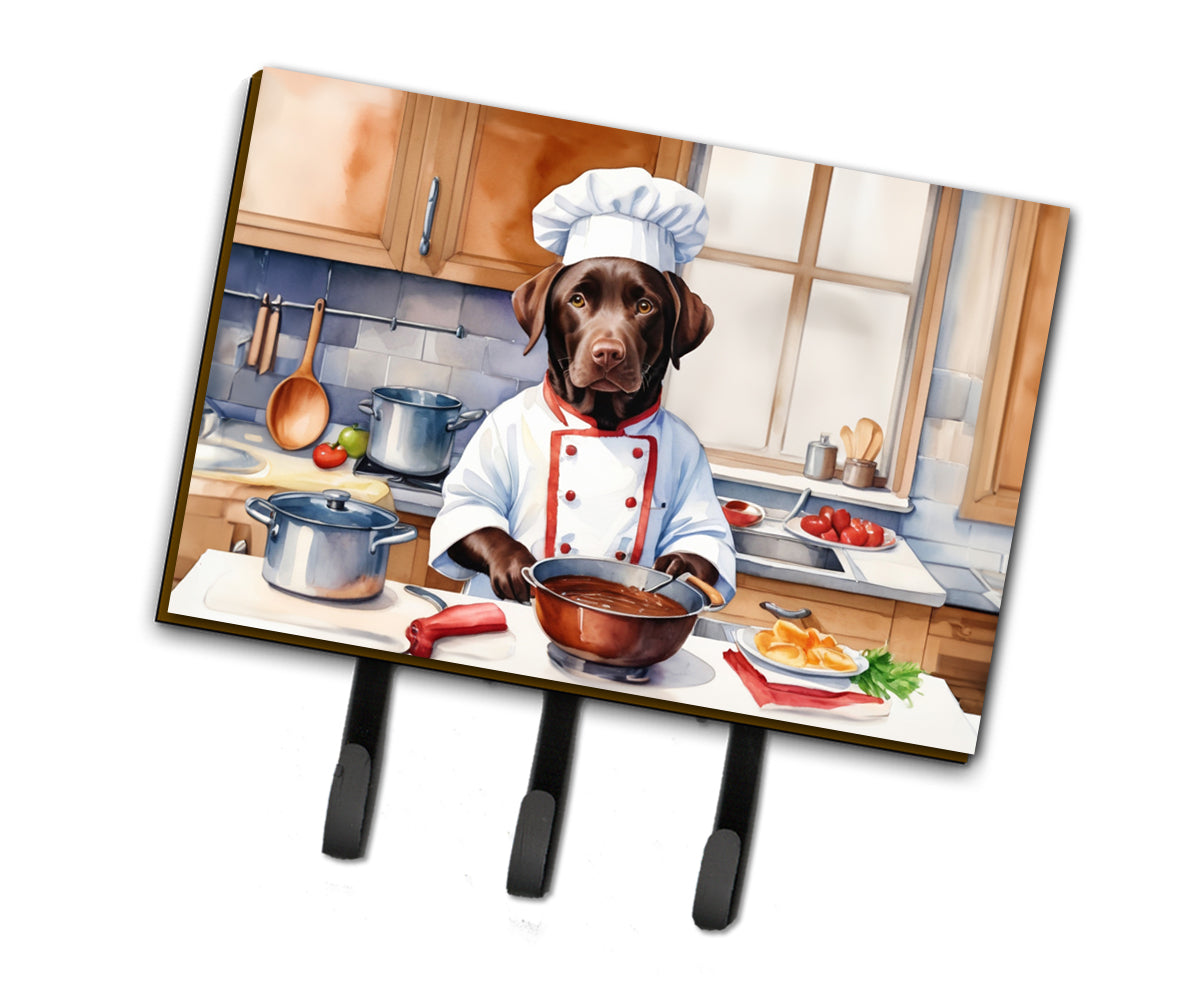 Buy this Chocolate Labrador Retriever The Chef Leash or Key Holder