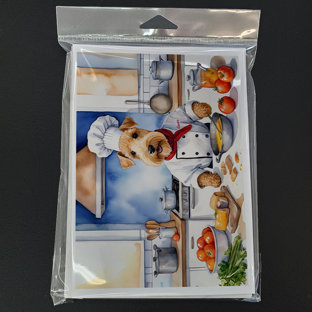 Lakeland Terrier The Chef Greeting Cards Pack of 8