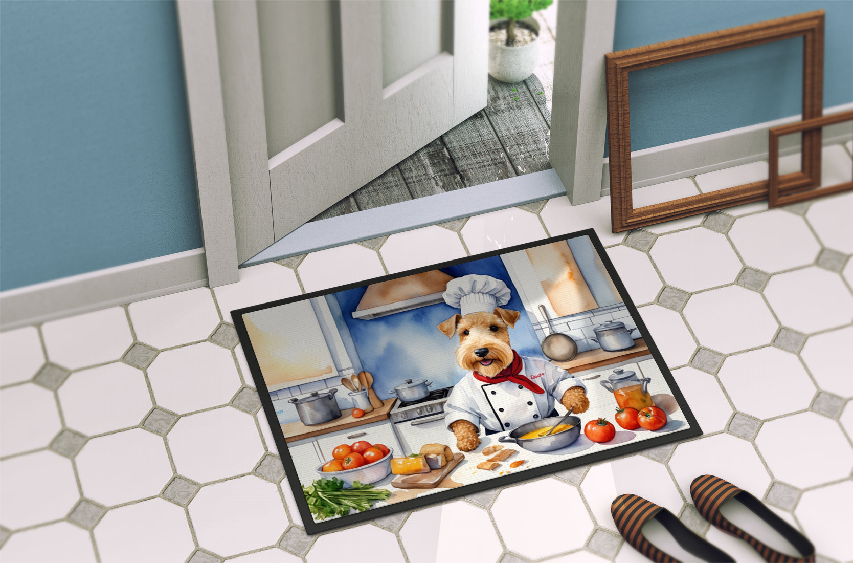 Lakeland Terrier The Chef Doormat