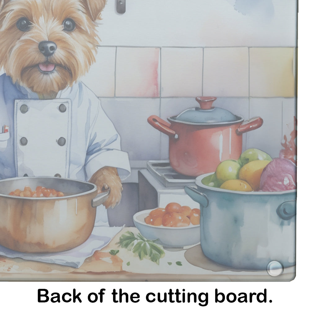 Norfolk Terrier The Chef Glass Cutting Board