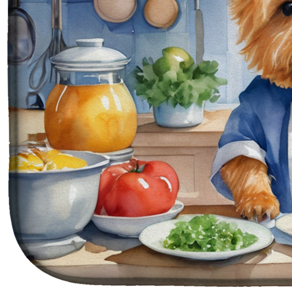 Norwich Terrier The Chef Dish Drying Mat