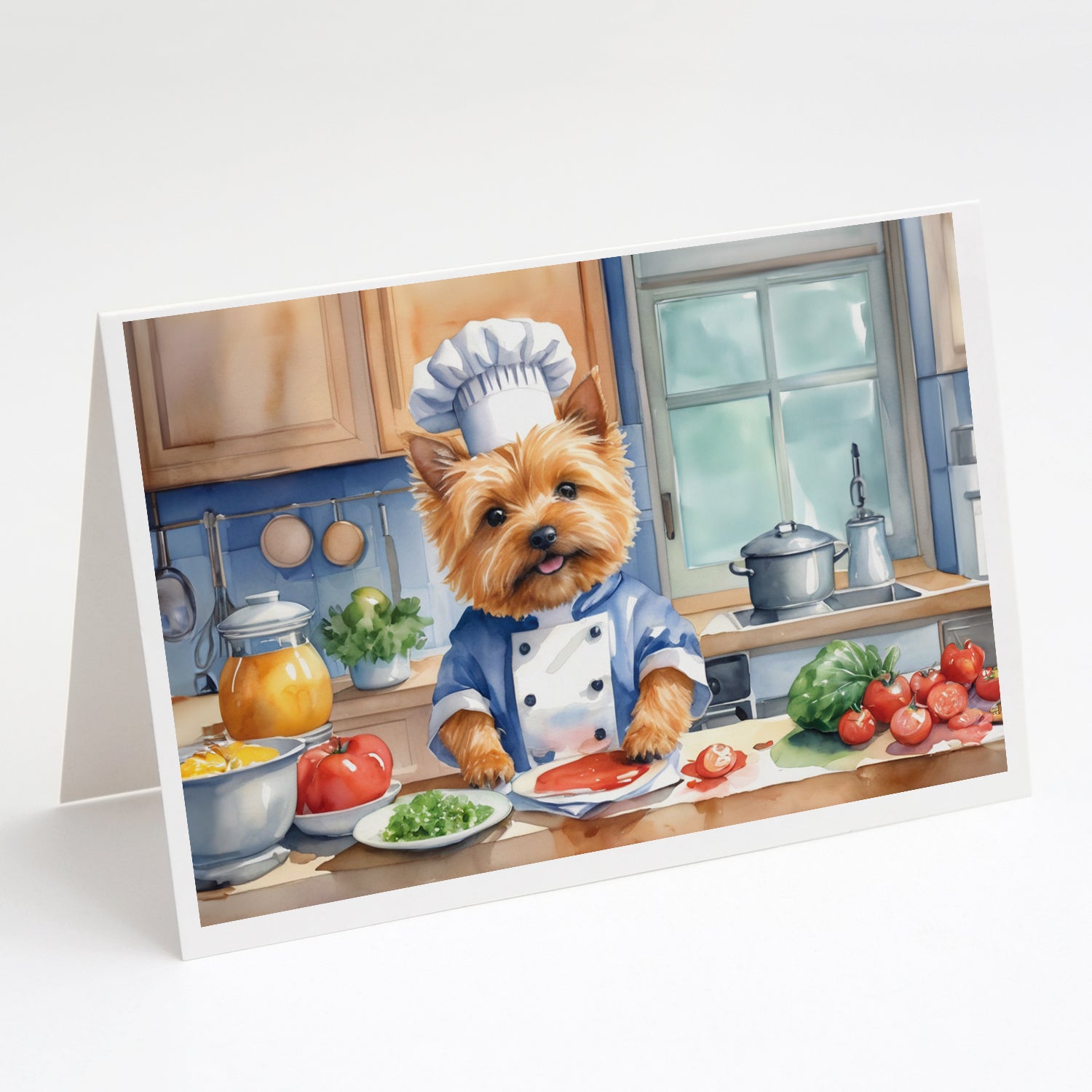 Buy this Norwich Terrier The Chef Greeting Cards Pack of 8