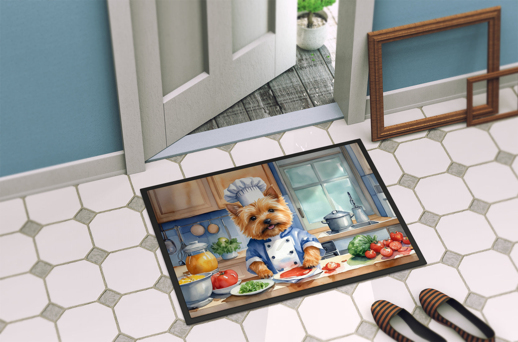 Norwich Terrier The Chef Doormat