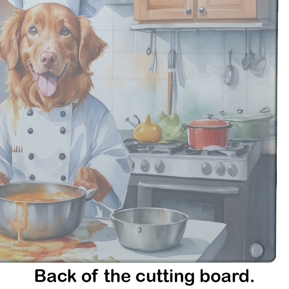 Nova Scotia Duck Tolling Retriever The Chef Glass Cutting Board