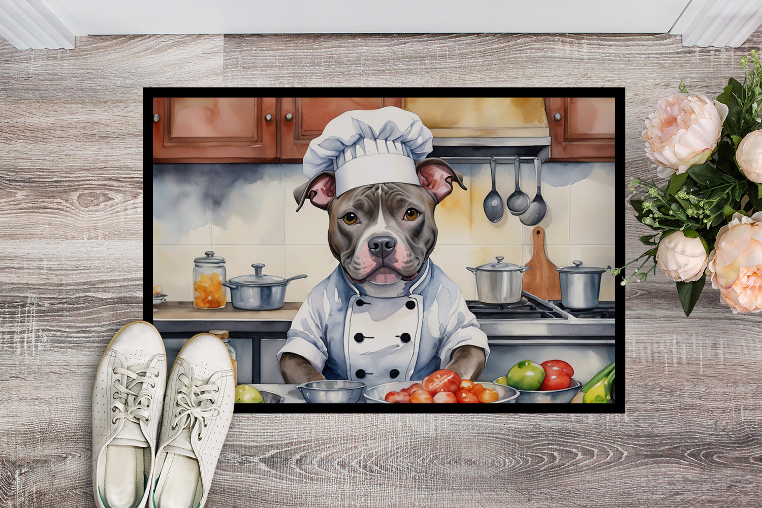 Buy this Pit Bull Terrier The Chef Doormat