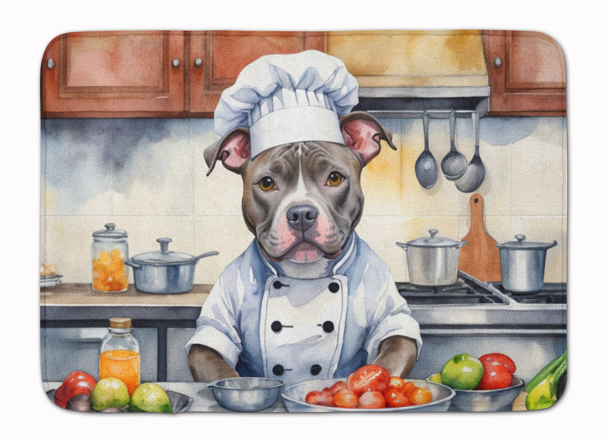Buy this Pit Bull Terrier The Chef Memory Foam Kitchen Mat