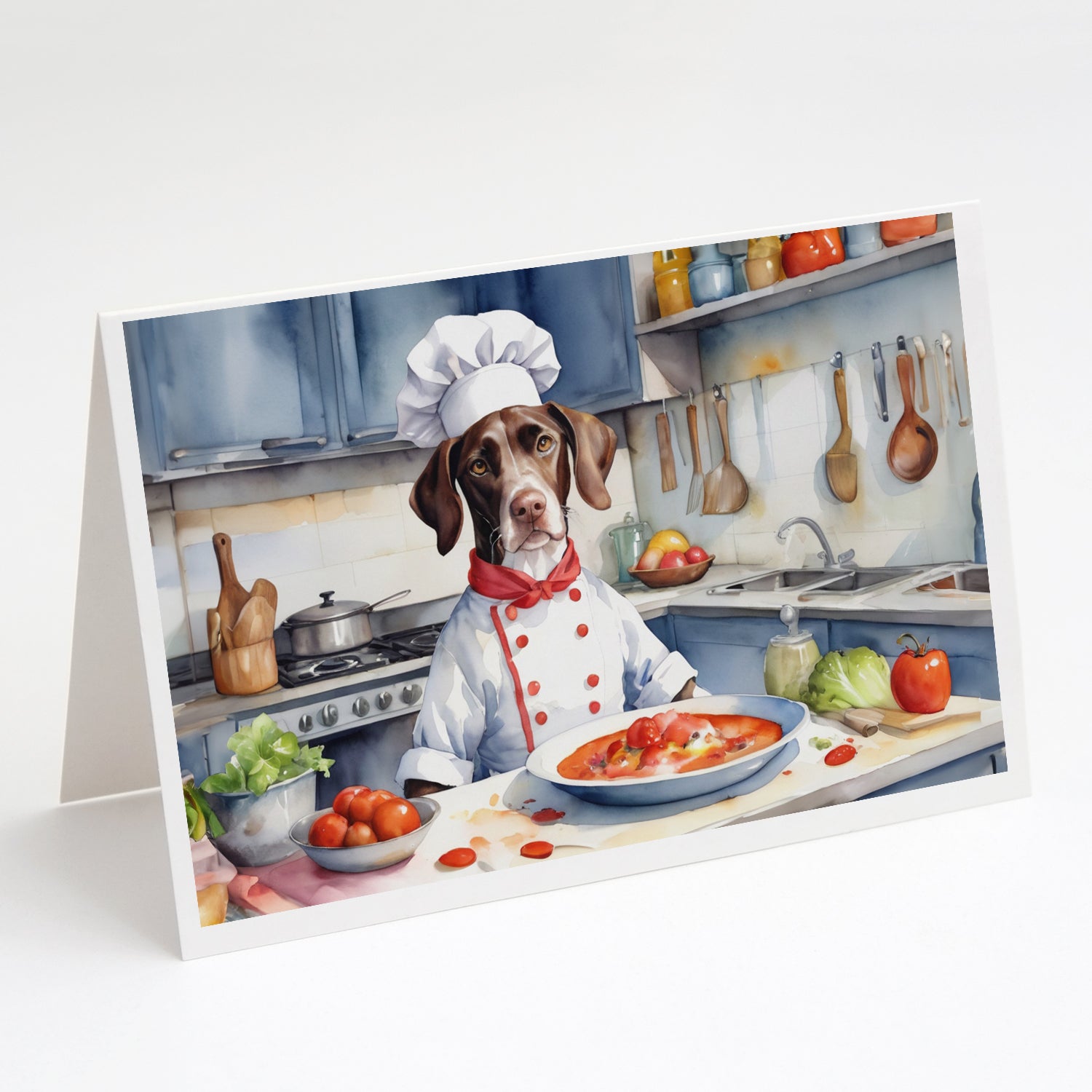 Buy this Pointer The Chef Greeting Cards Pack of 8