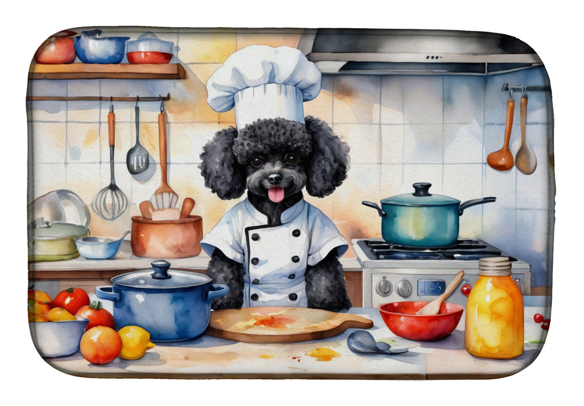 Buy this Black Poodle The Chef Dish Drying Mat