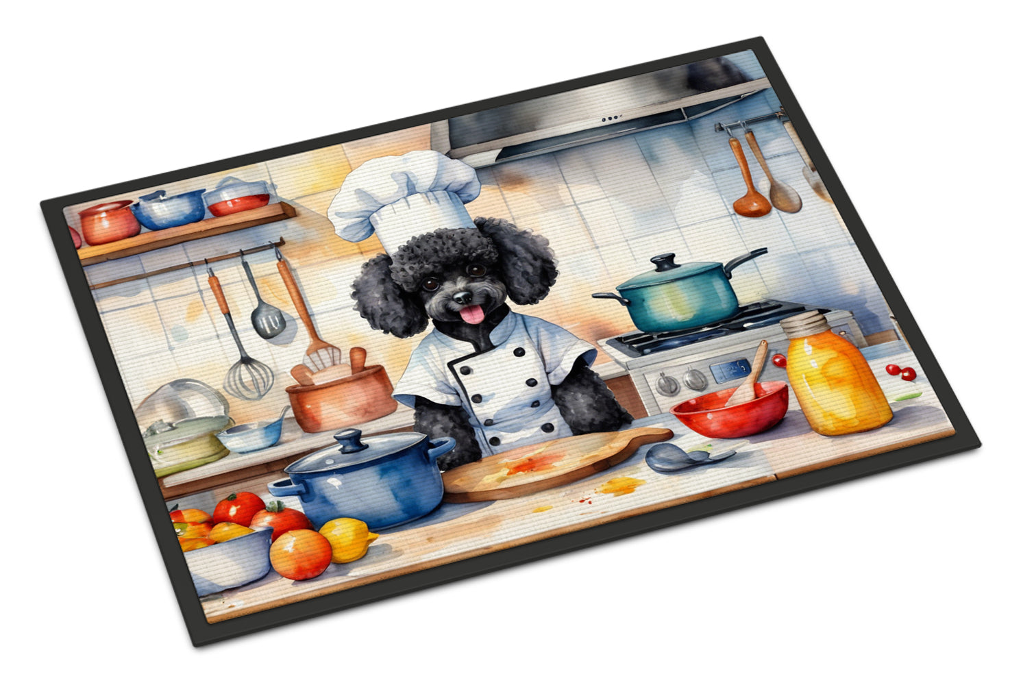 Buy this Black Poodle The Chef Doormat