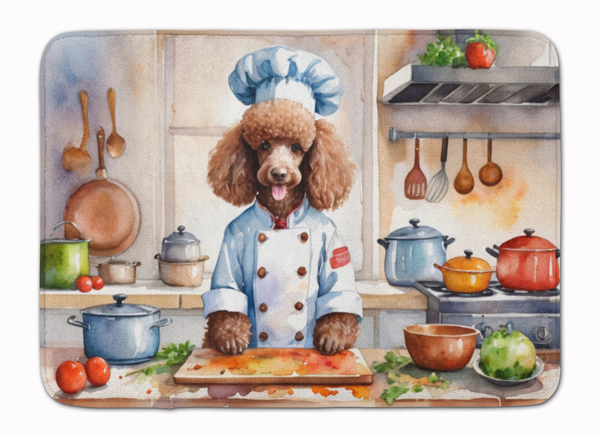 Buy this Chocolate Poodle The Chef Memory Foam Kitchen Mat