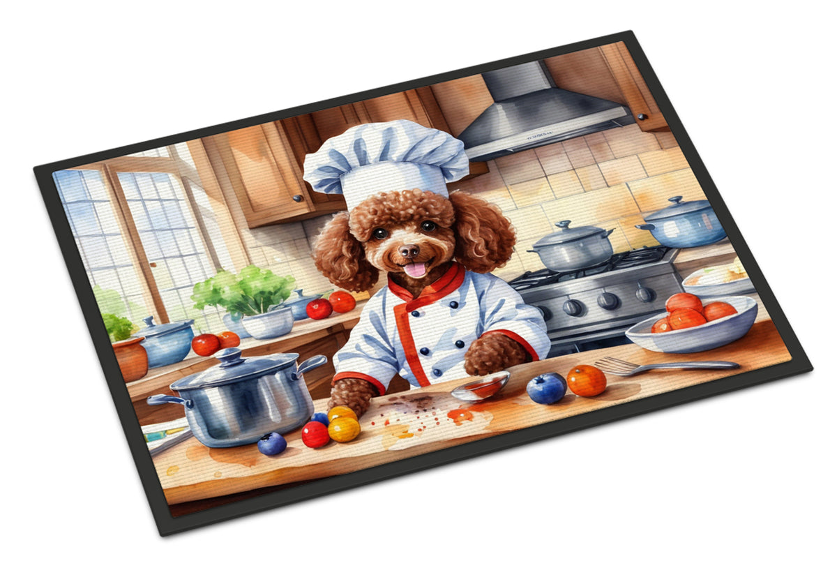 Buy this Chocolate Poodle The Chef Doormat