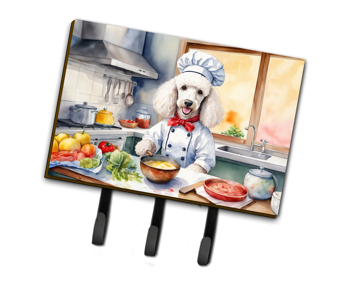 Buy this White Poodle The Chef Leash or Key Holder