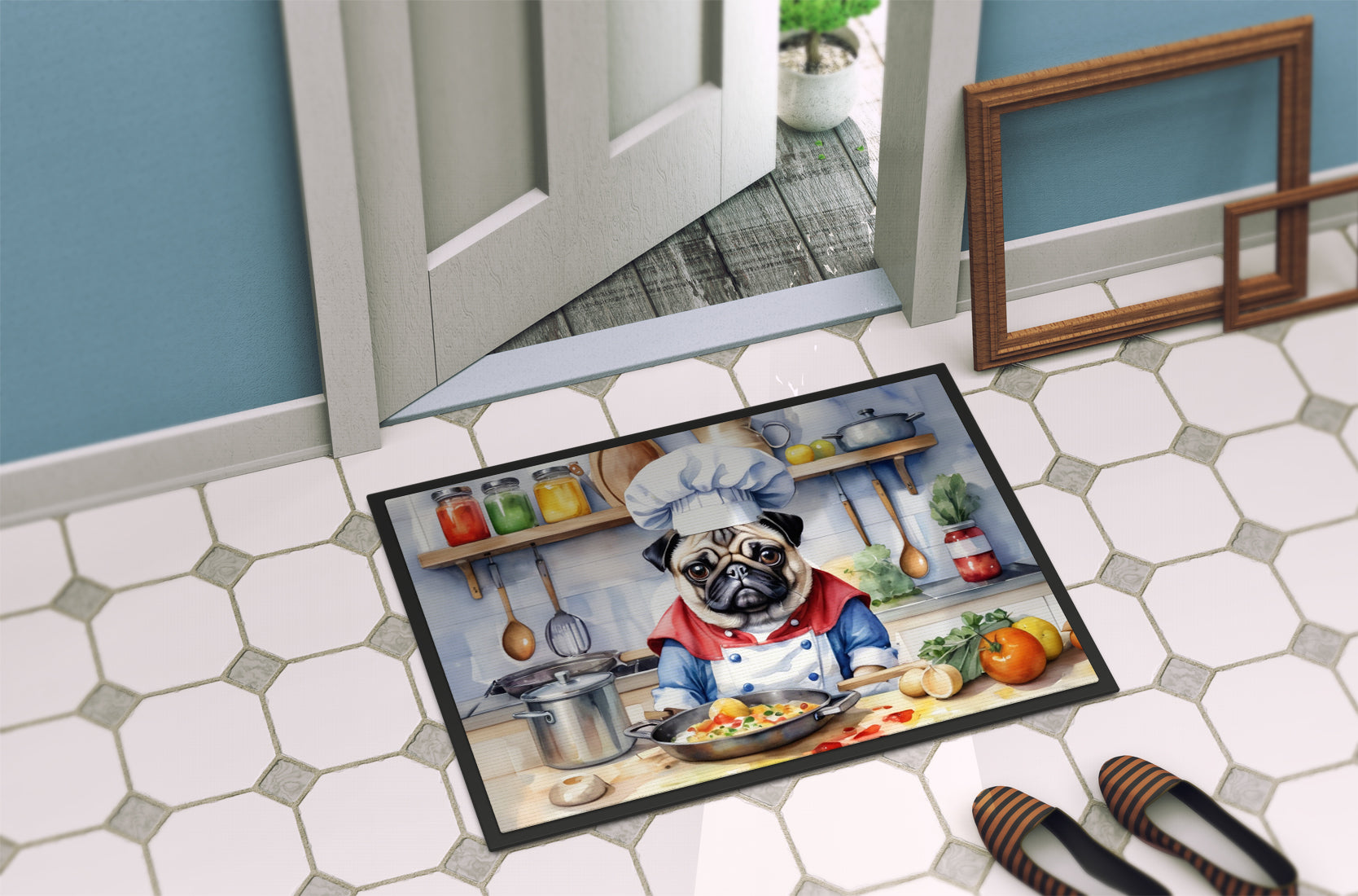 Pug The Chef Doormat