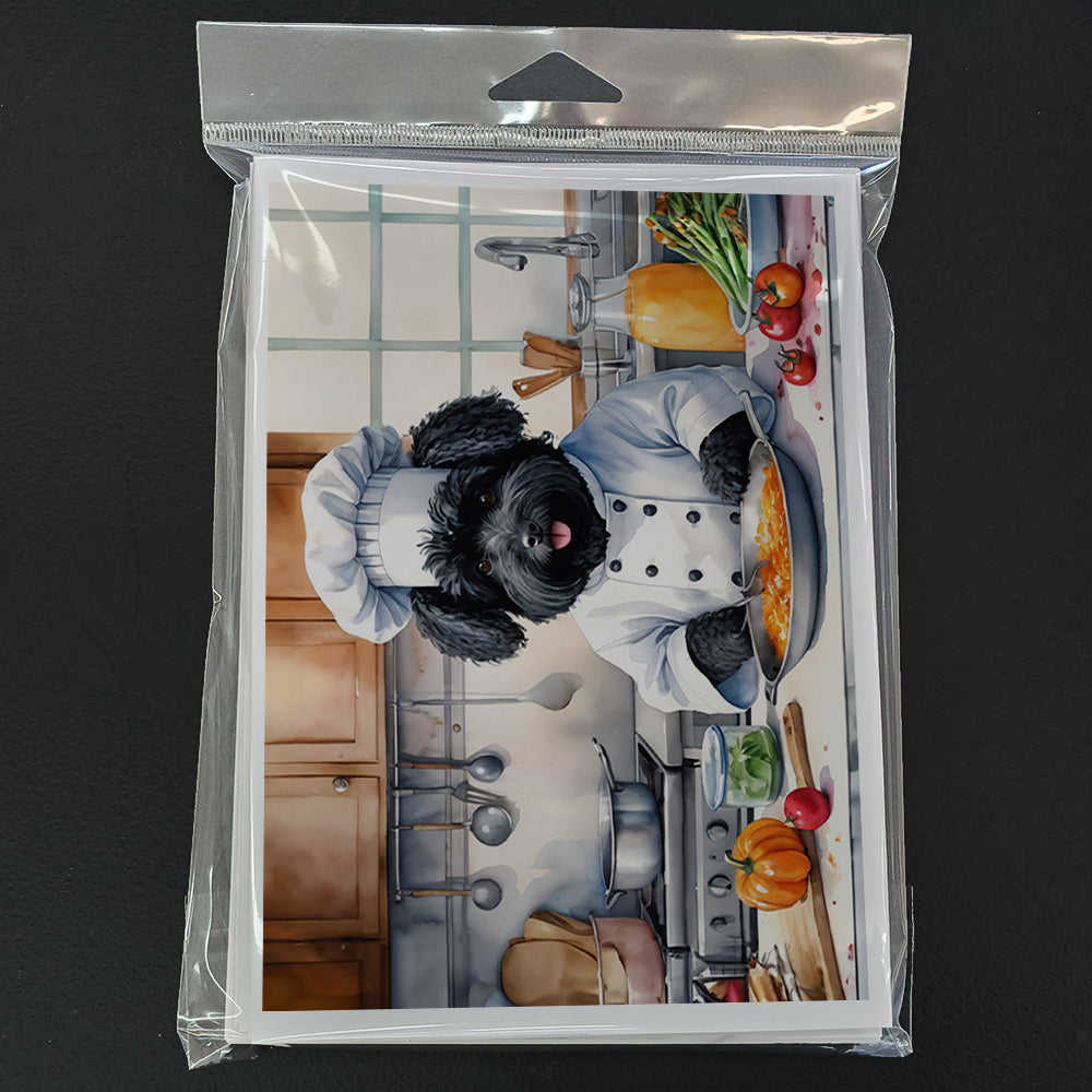 Puli The Chef Greeting Cards Pack of 8