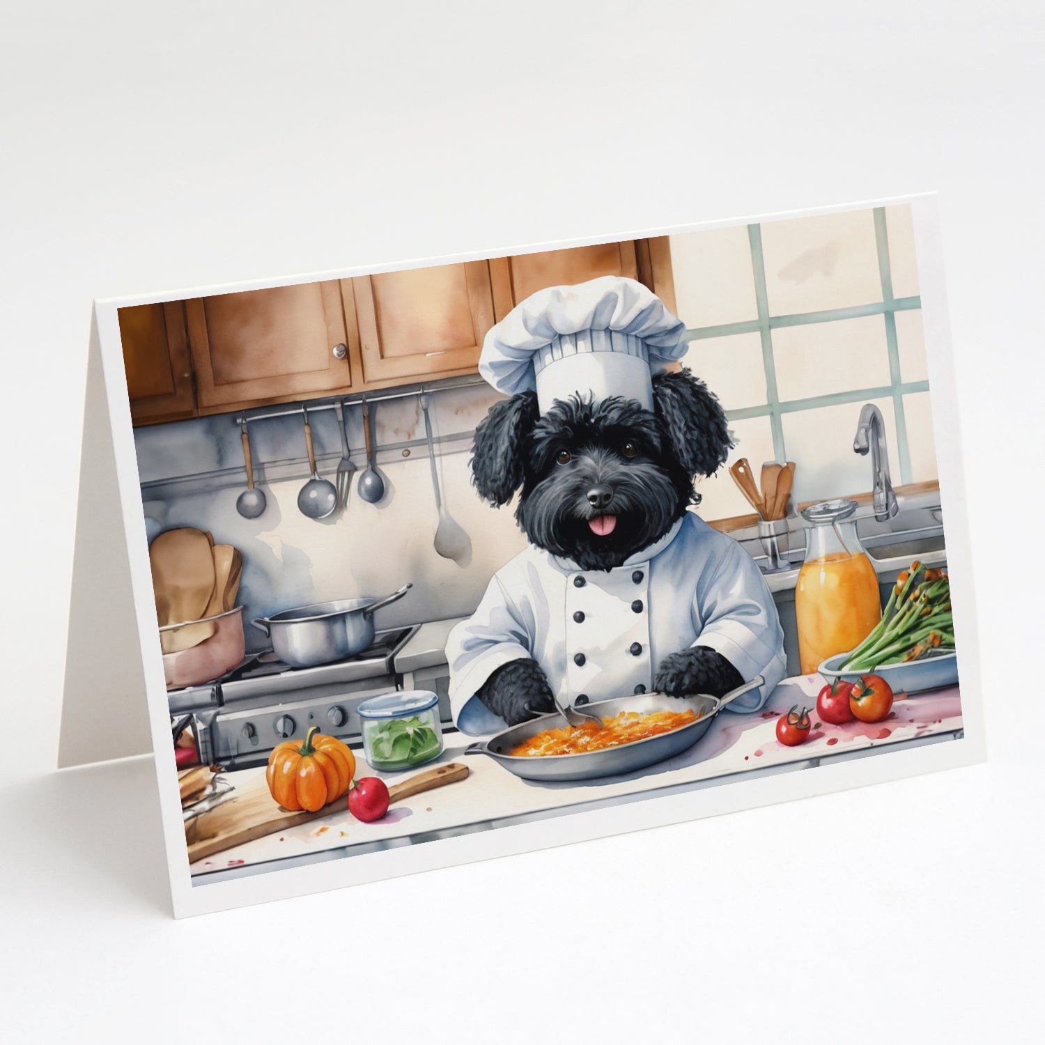 Buy this Puli The Chef Greeting Cards Pack of 8