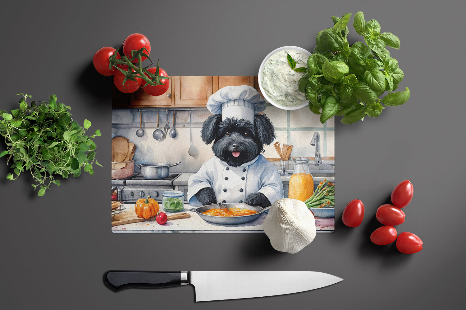 Buy this Puli The Chef Glass Cutting Board