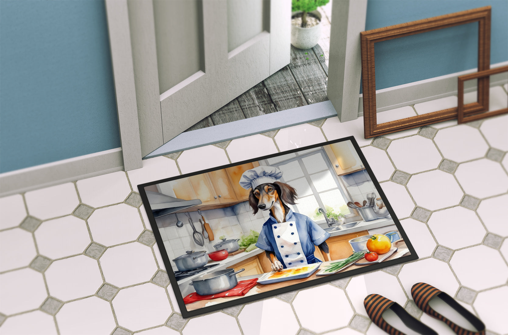 Saluki The Chef Doormat