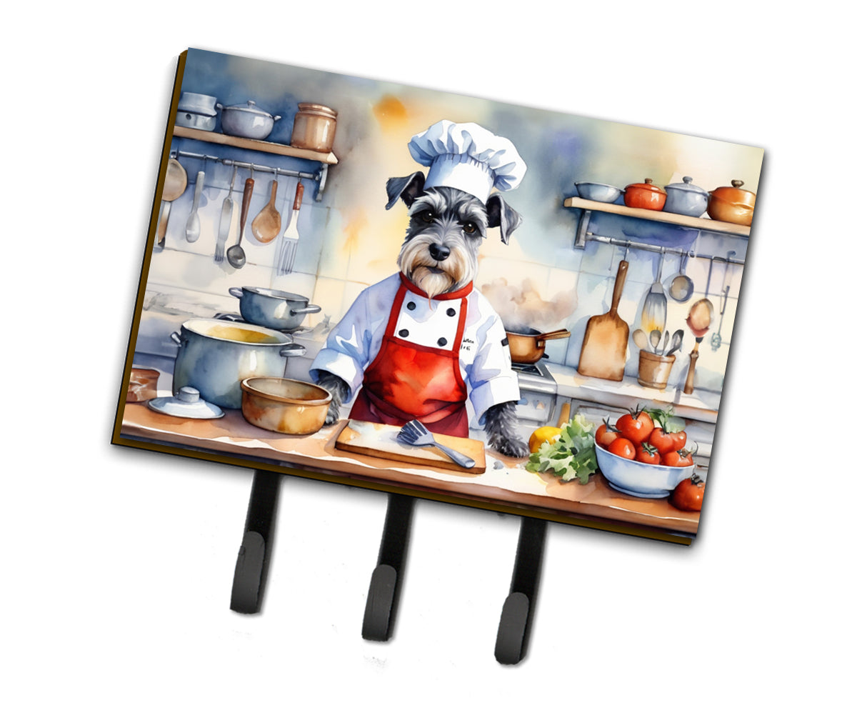 Buy this Schnauzer The Chef Leash or Key Holder