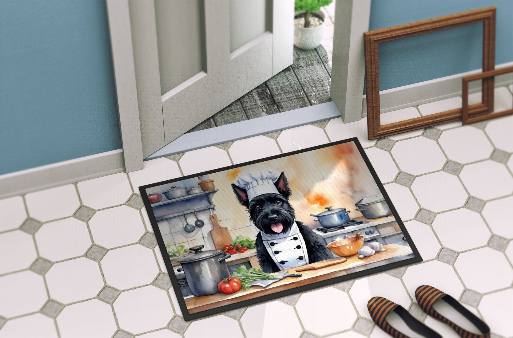 Scottish Terrier The Chef Doormat