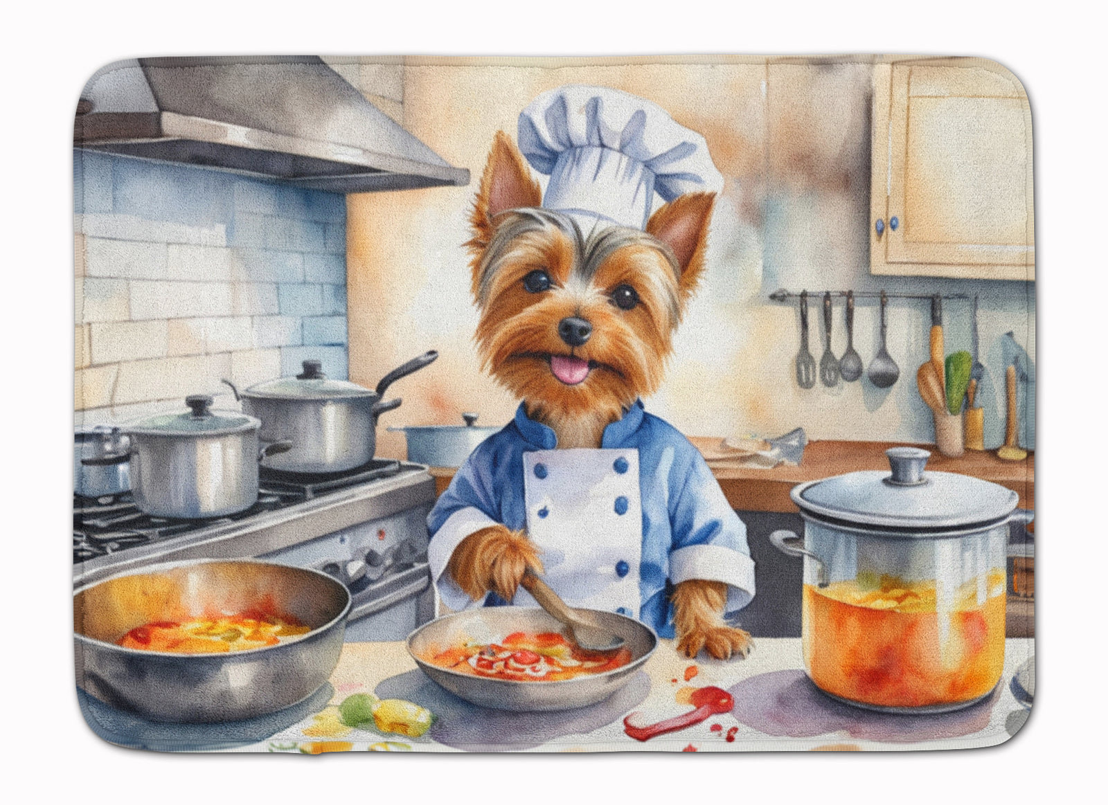 Buy this Silky Terrier The Chef Memory Foam Kitchen Mat