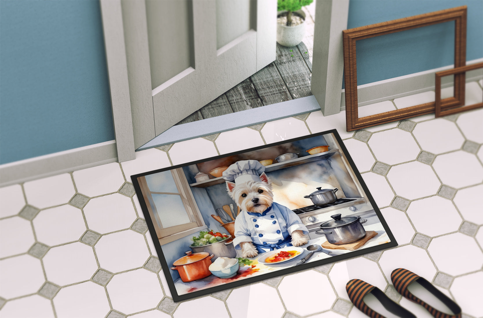 Westie The Chef Doormat
