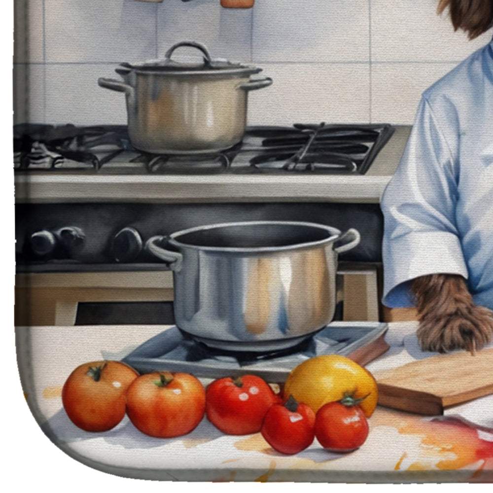 Wirehaired Pointing Griffon The Chef Dish Drying Mat