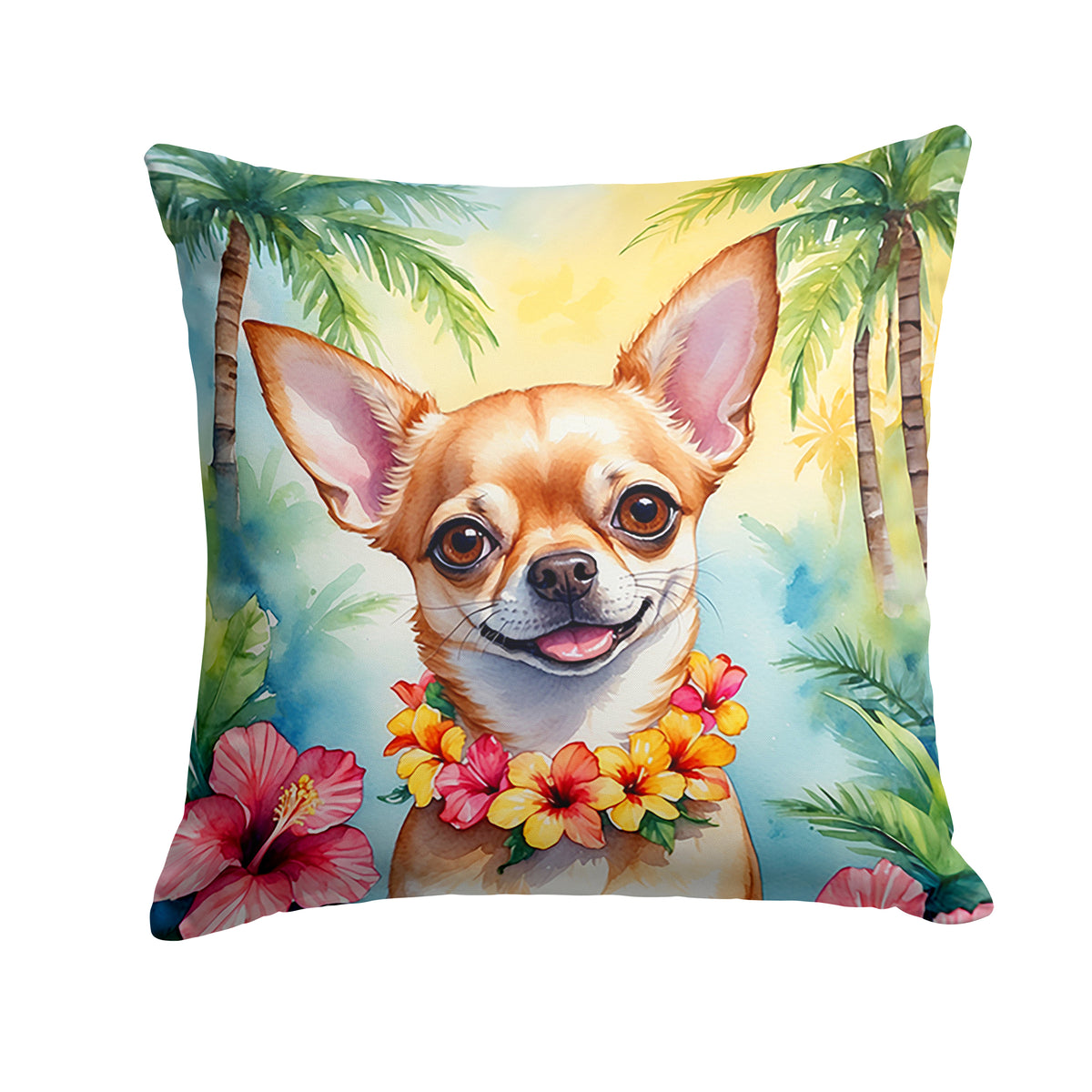 Buy this Chihuahua Luau Throw Pillow
