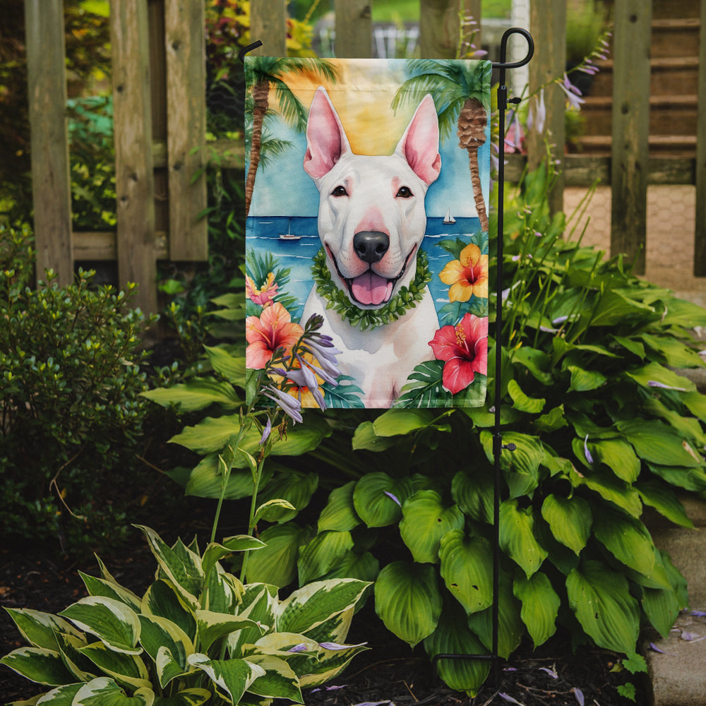 English Bull Terrier Luau Garden Flag
