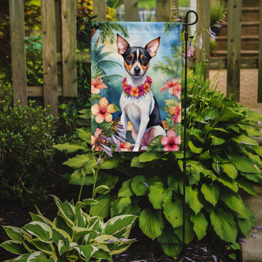 Buy this Rat Terrier Luau Garden Flag