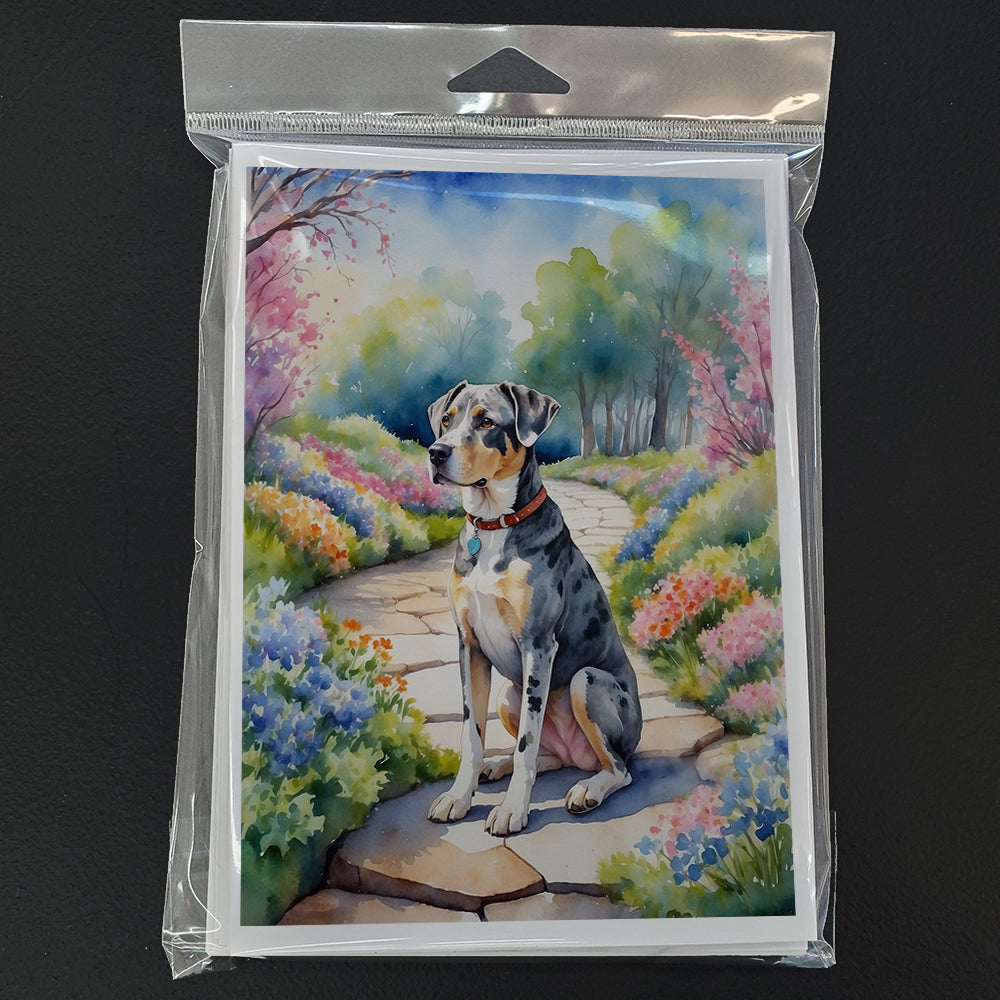 Catahoula Spring Path Greeting Cards Pack of 8