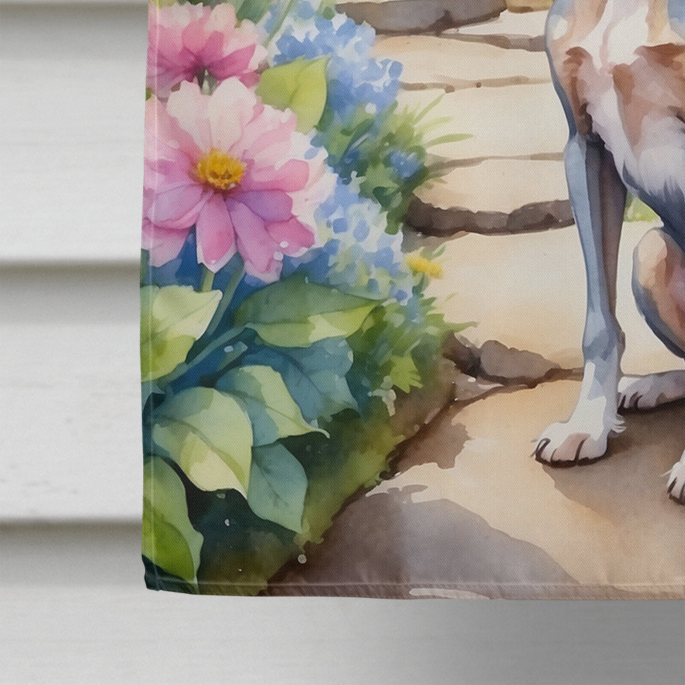 Chinese Crested Spring Path House Flag