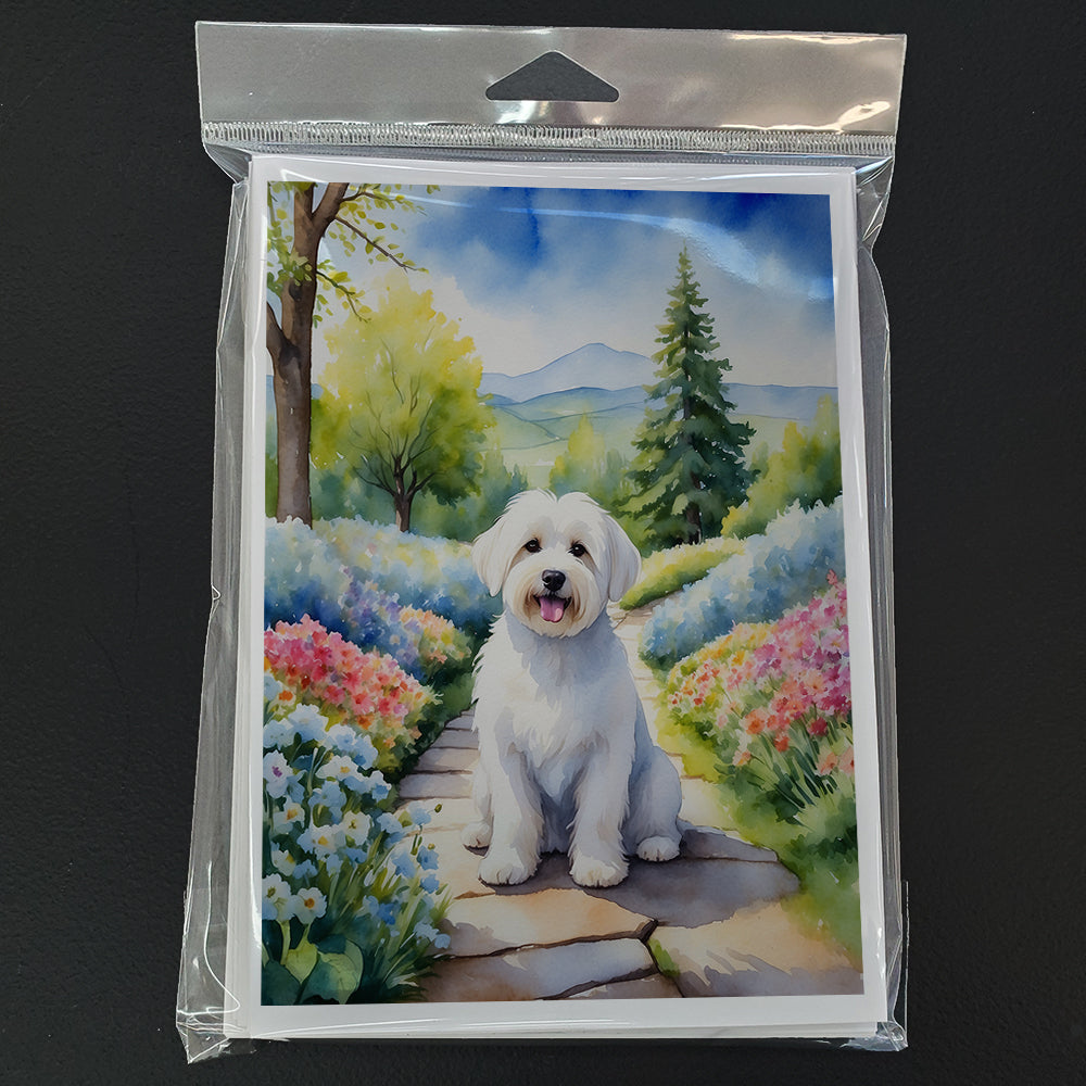 Coton de Tulear Spring Path Greeting Cards Pack of 8