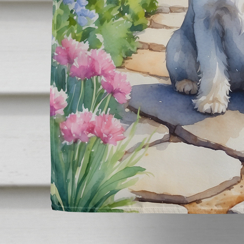 Dandie Dinmont Terrier Spring Path House Flag