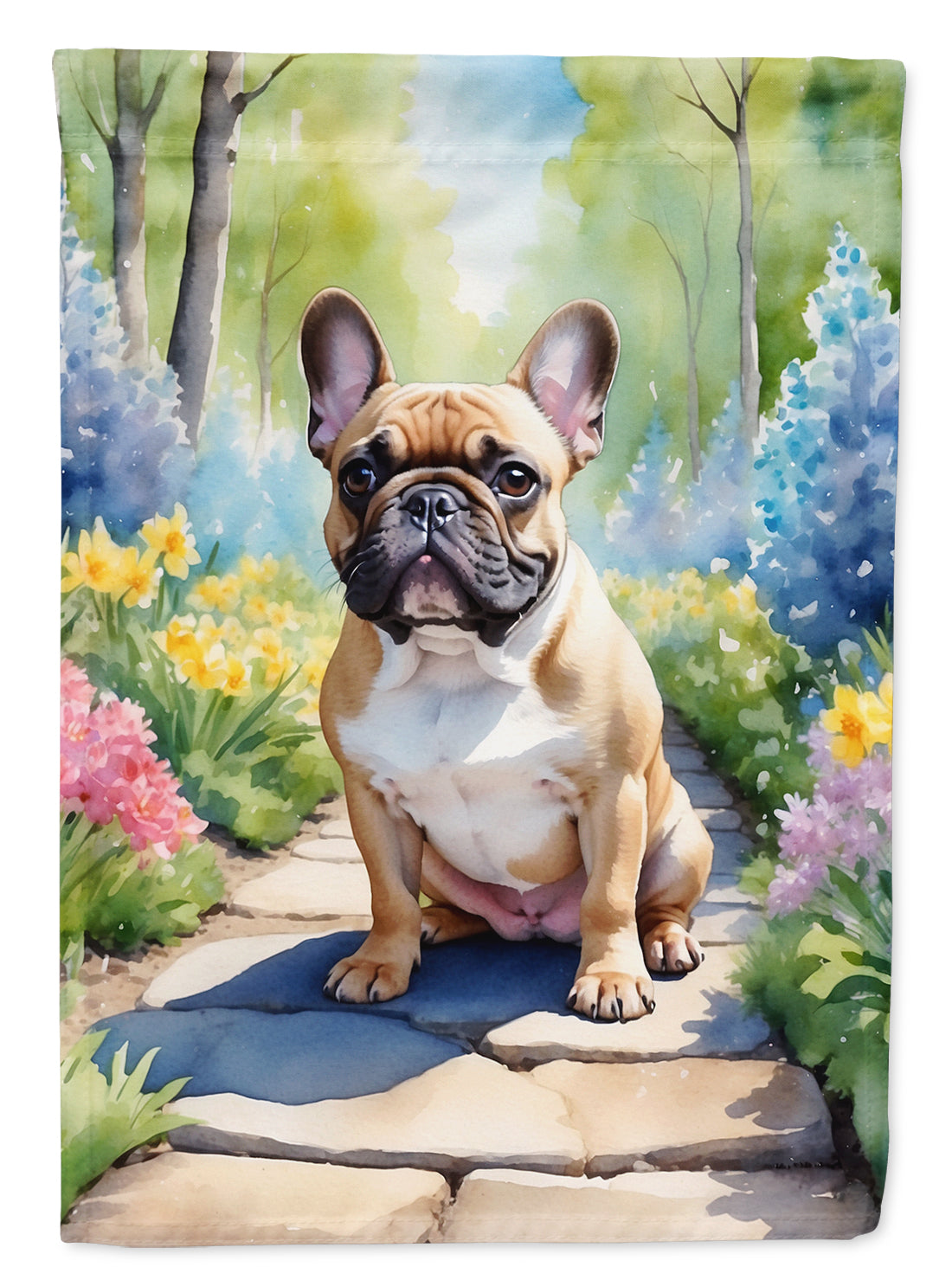 Buy this French Bulldog Spring Path Garden Flag