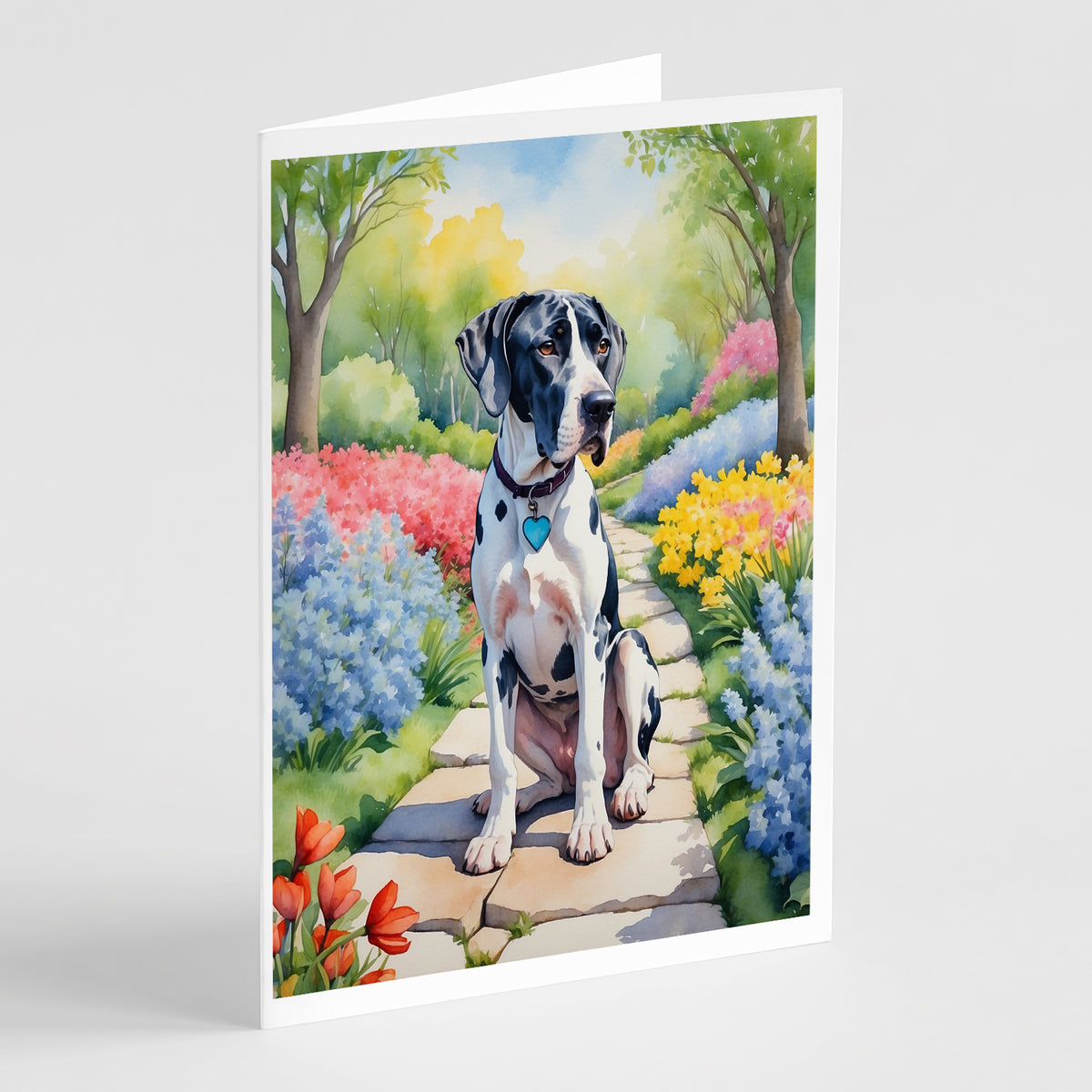 Buy this Great Dane Spring Path Greeting Cards Pack of 8