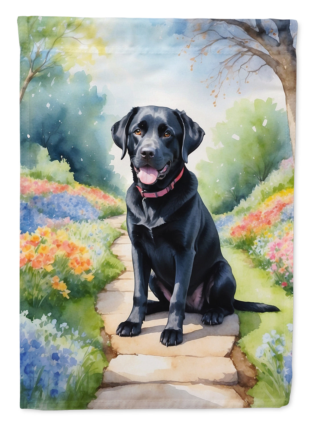 Buy this Labrador Retriever Spring Path Garden Flag