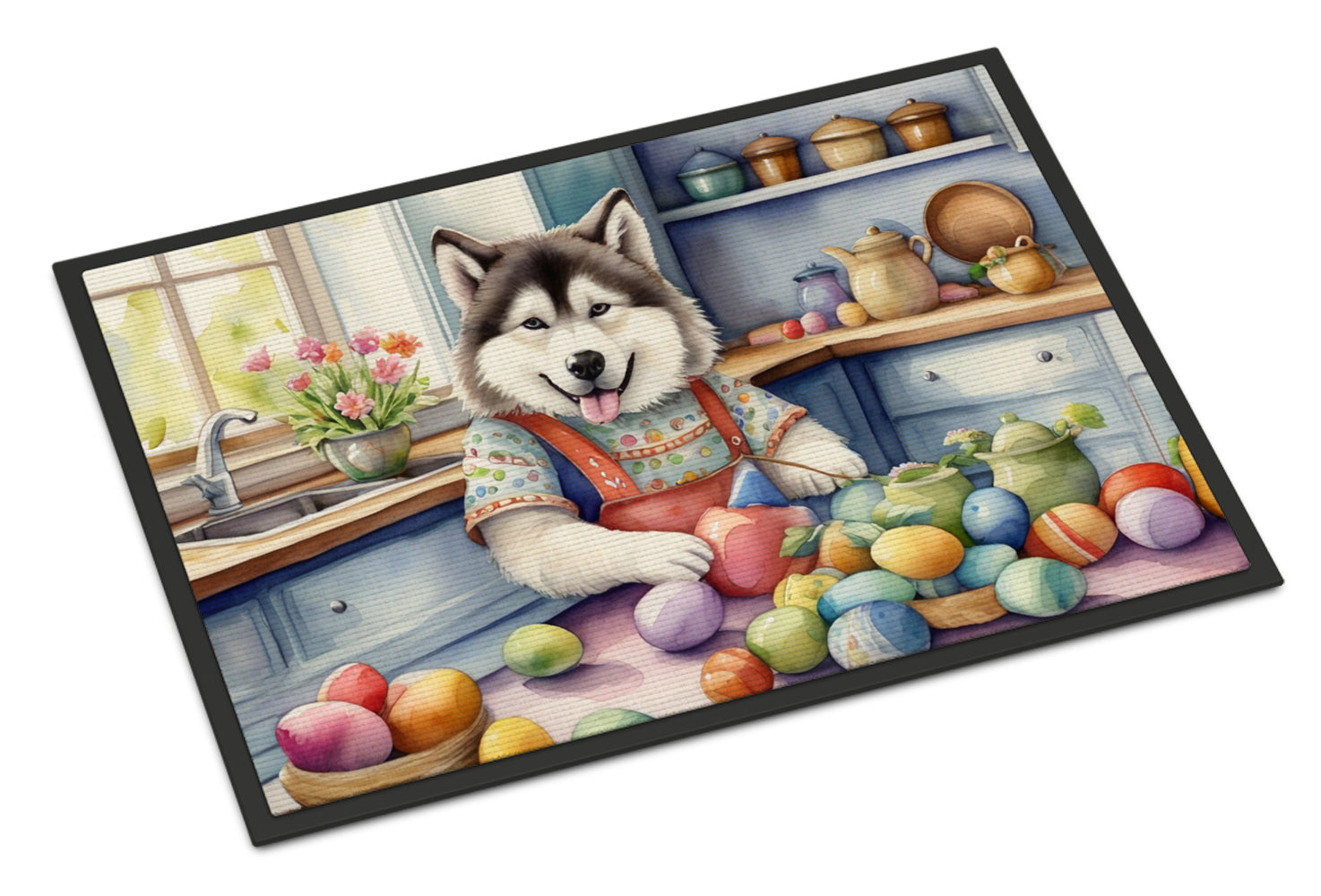 Buy this Decorating Easter Alaskan Malamute Doormat