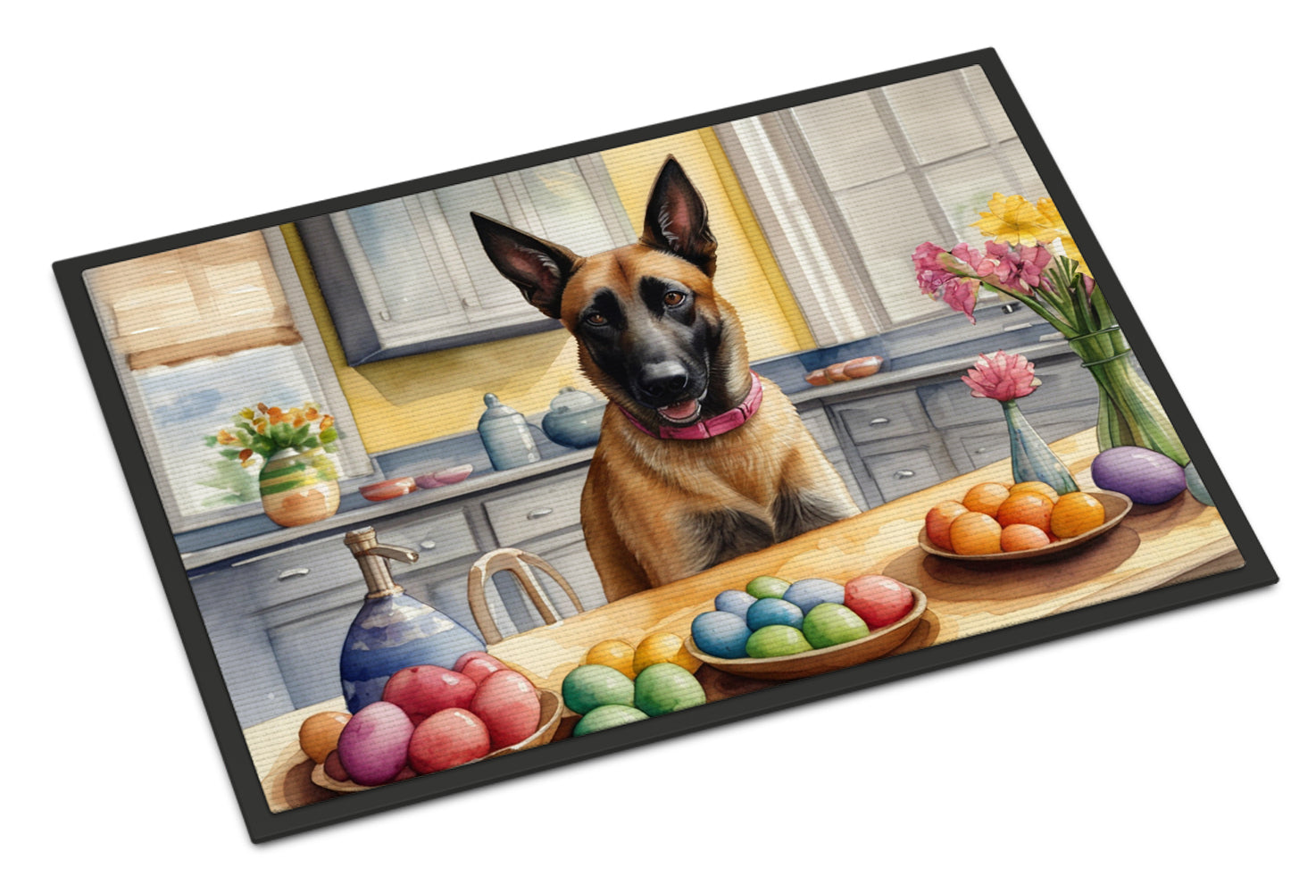 Buy this Decorating Easter Belgian Malinois Doormat