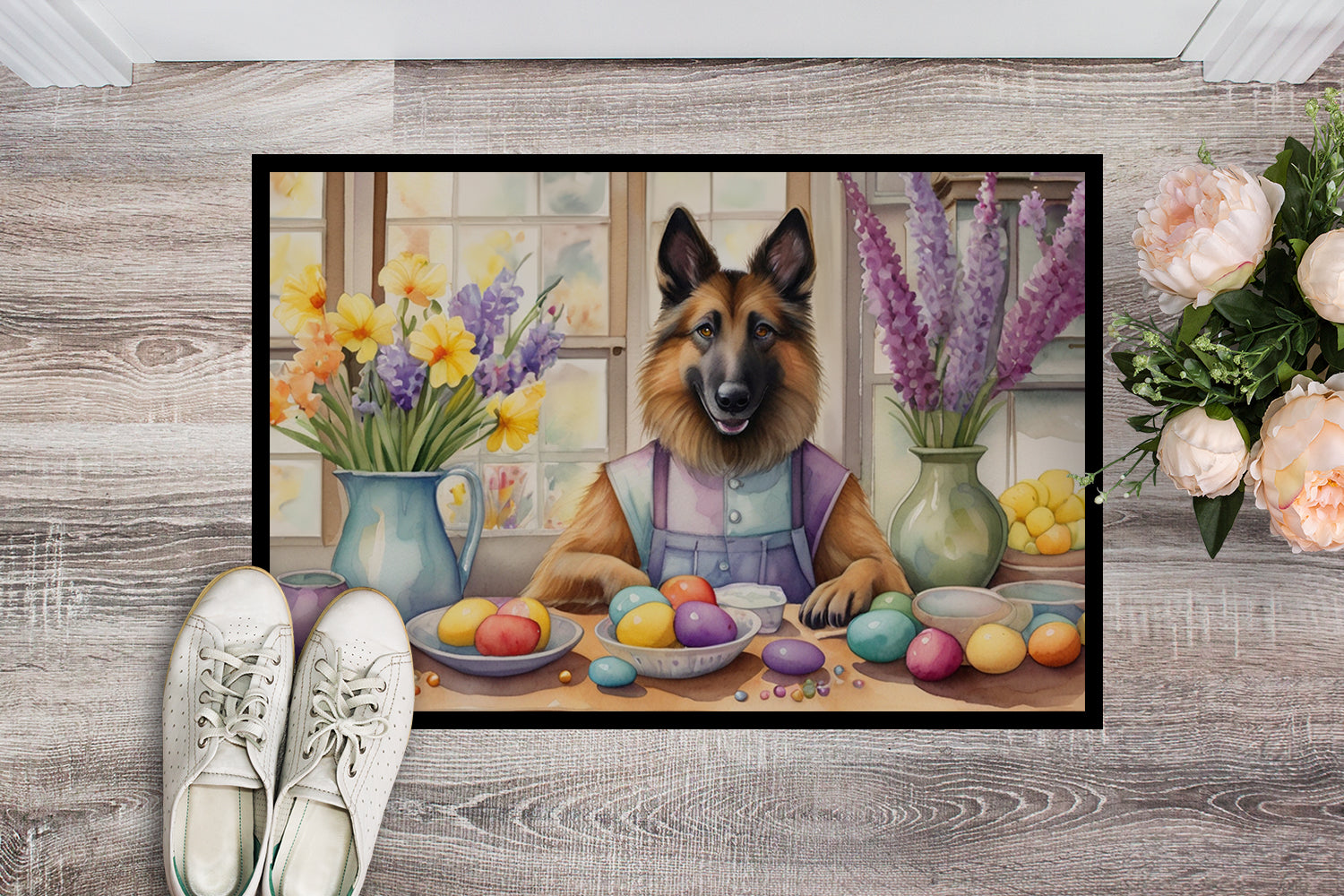 Buy this Decorating Easter Belgian Tervuren Doormat