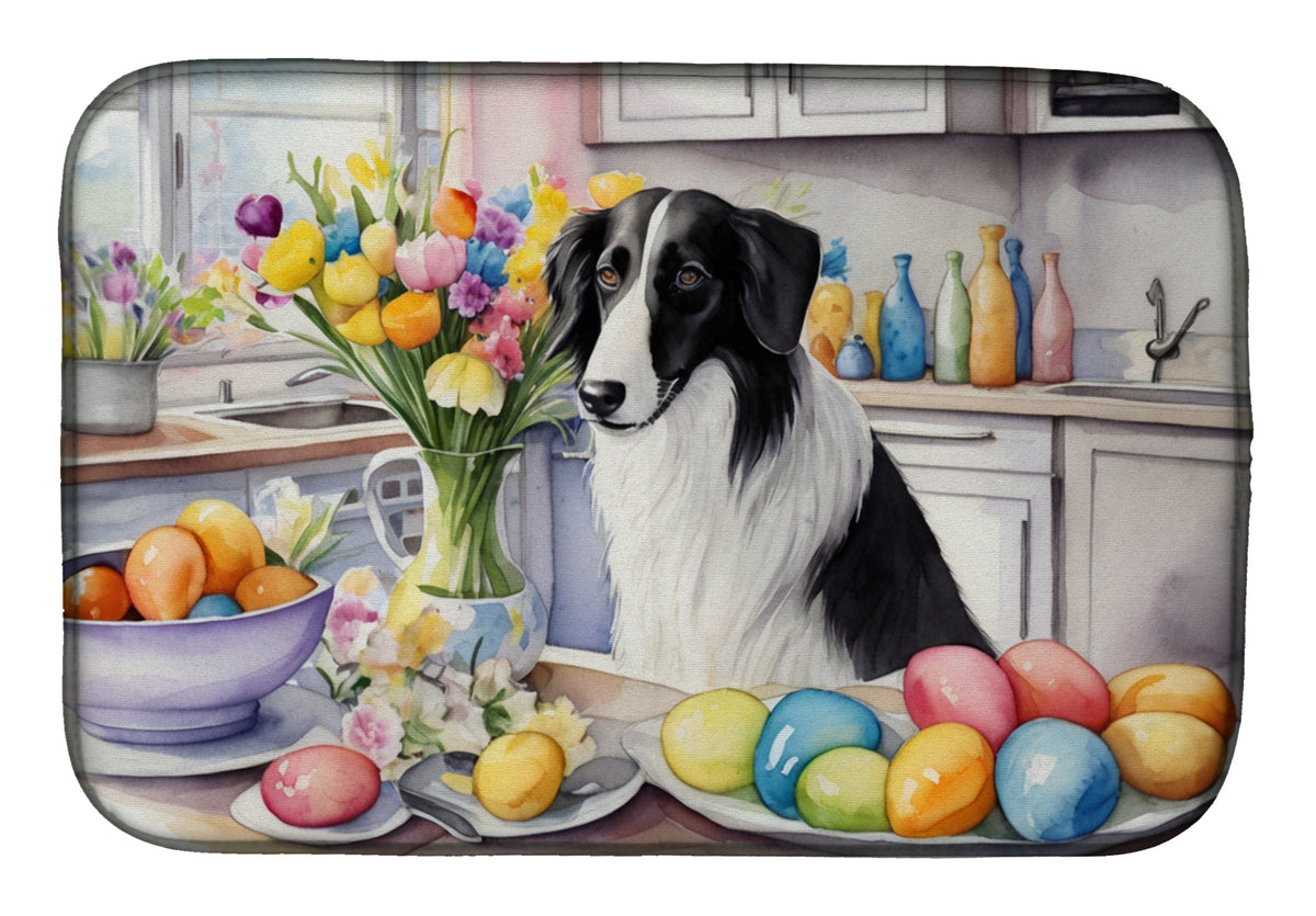 Buy this Decorating Easter Borzoi Dish Drying Mat