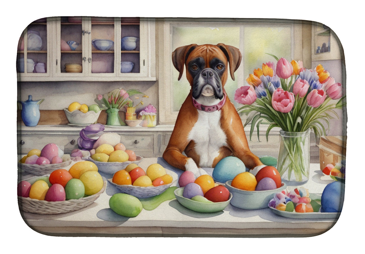Buy this Decorating Easter Boxer Dish Drying Mat