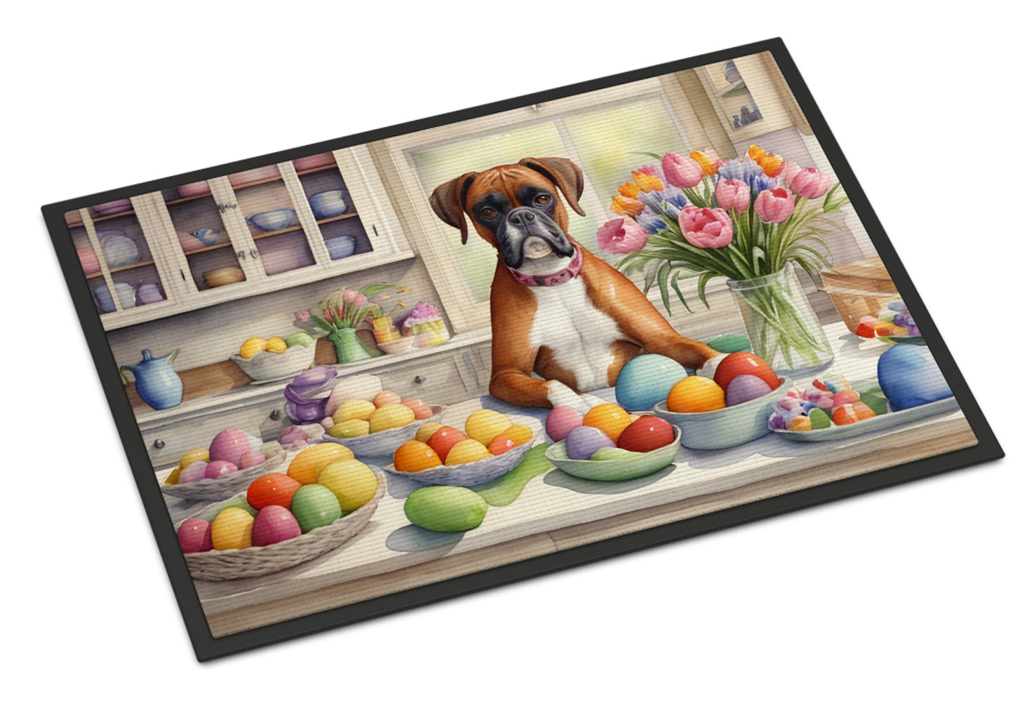 Buy this Decorating Easter Boxer Doormat