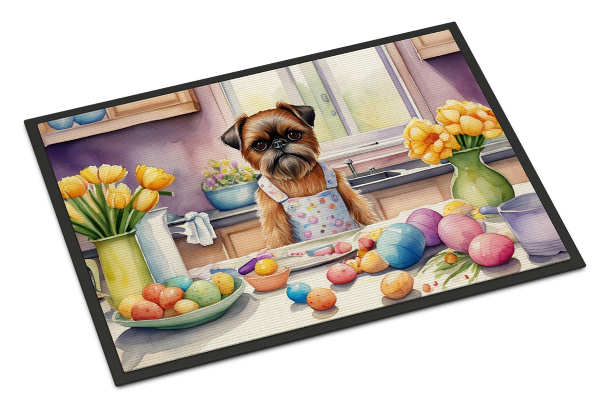 Buy this Decorating Easter Brussels Griffon Doormat