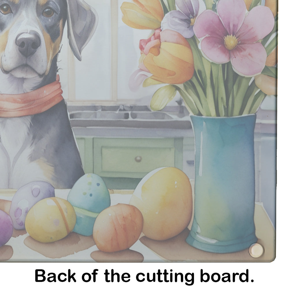 Decorating Easter Catahoula Glass Cutting Board