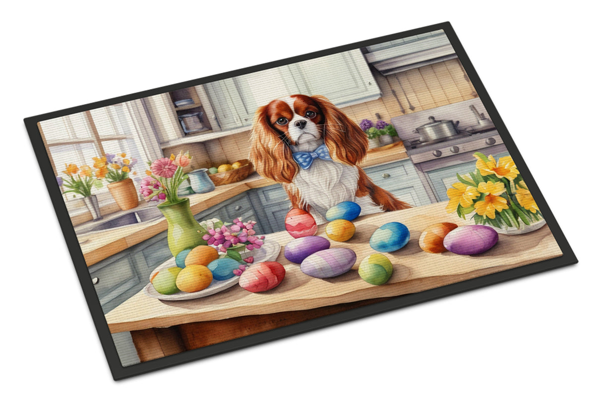 Buy this Decorating Easter Cavalier Spaniel Doormat